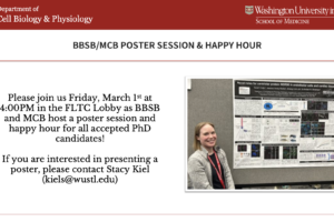 BBSB/MCB Poster Session & Happy Hour